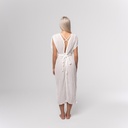 White Drapes Dress