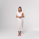 White Drapes Dress