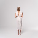 White Drapes Dress