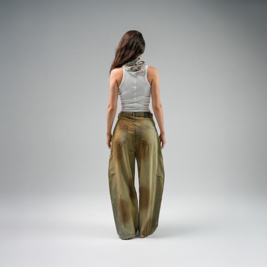 Washed wide leg Jeans