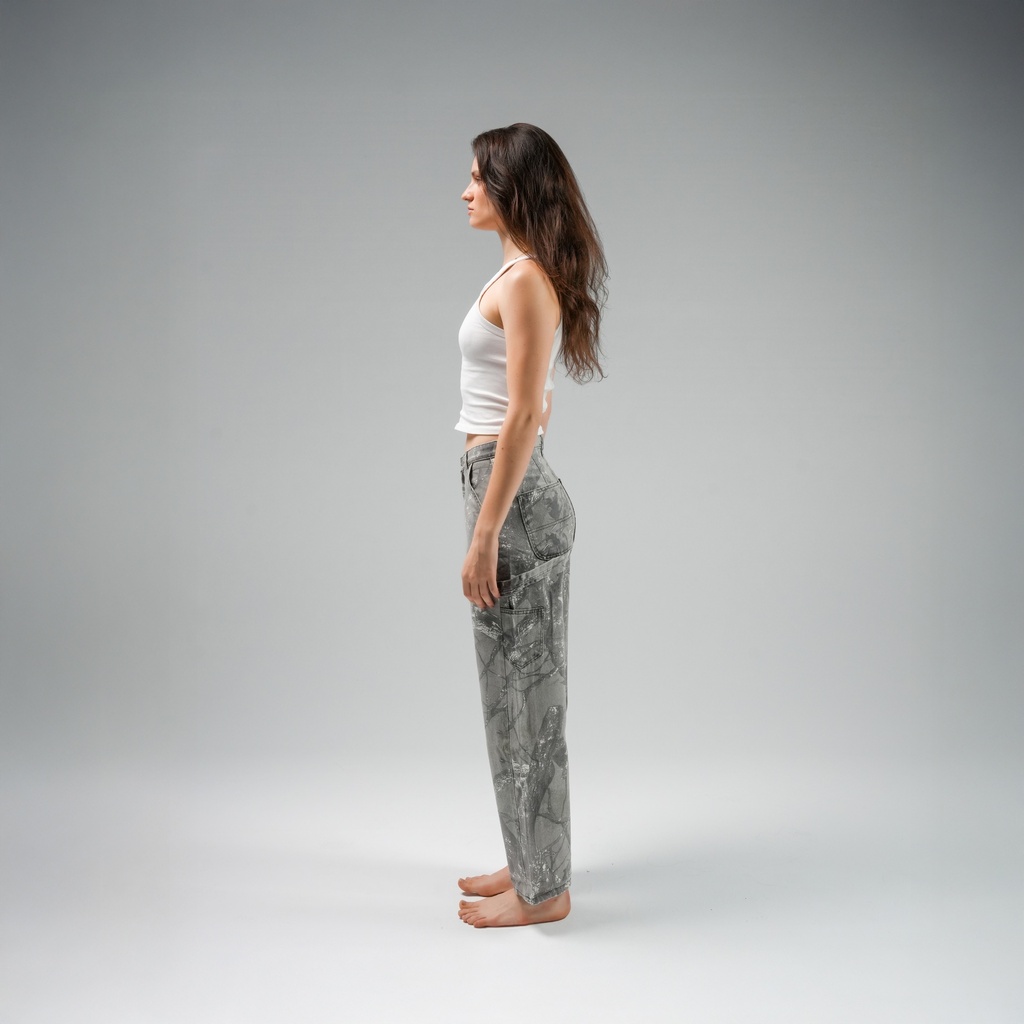 Printed Carpenter Jeans