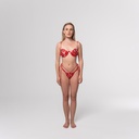 Red Botanica Bikini Top