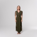 Green Drapes Dress