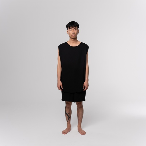 Black Bambula Cotton Tanktop